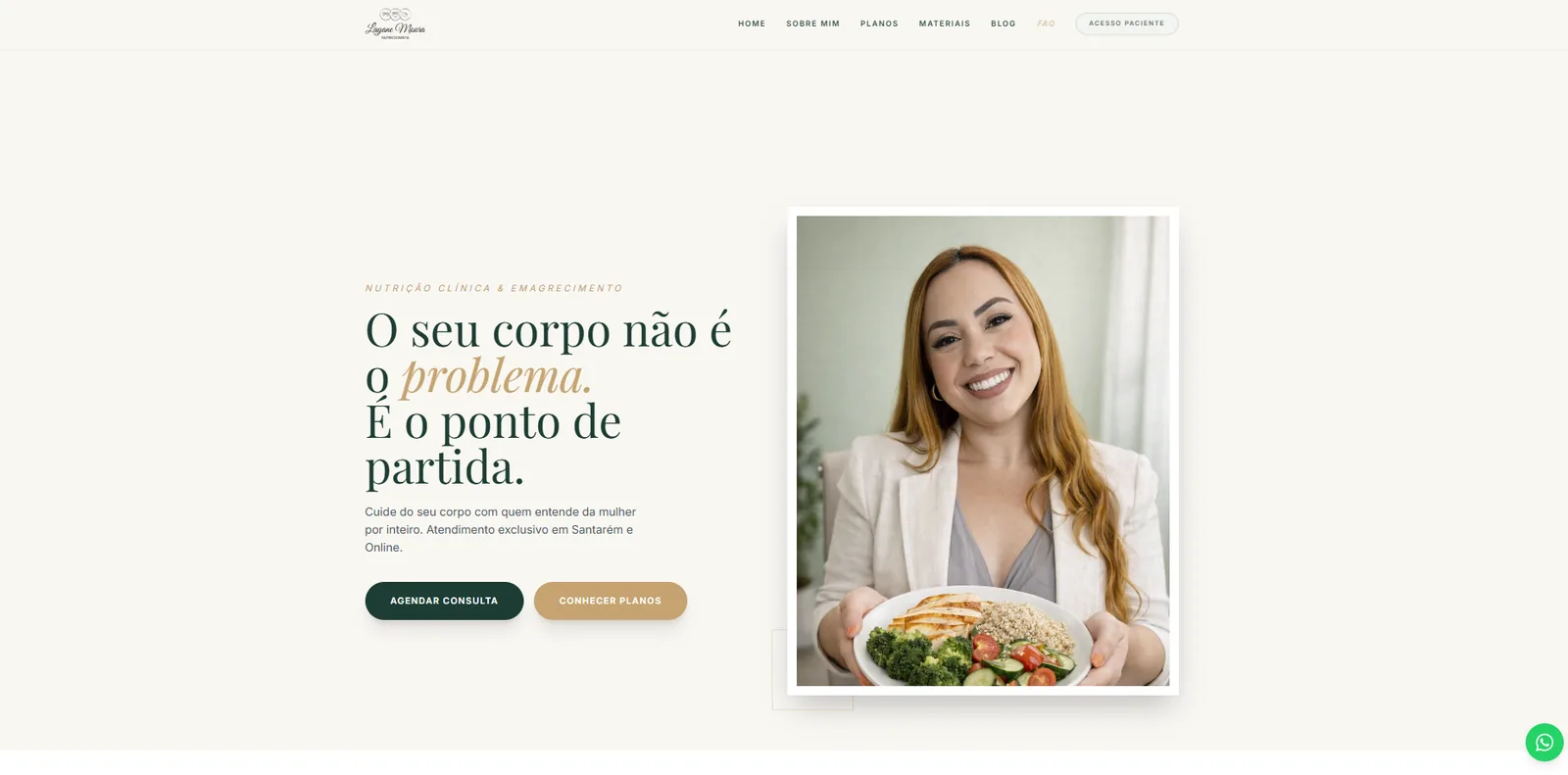 Nutricionista Layane Moura